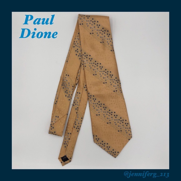Paul Dione 100% Silk Tie 60” - Picture 1 of 3